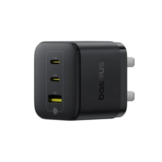 Baseus Palm 65W 2C+U Fast Charger &ndash; Black (UK)